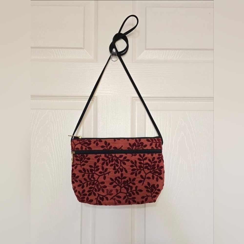 Danny K Beverly Hills Tapestry Fabric Crossbody Purse USA made